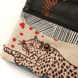 ארנק קנבס מיני | נמר מתחבא