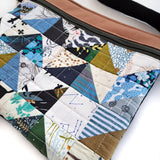 תיק פאוצ' | משולשים כחול לבן