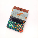 ארנק קנבס מיני | שועלים ופרחים