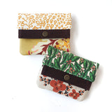 ארנק קנבס מיני | פרחים טרופיים