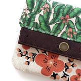 ארנק קנבס מיני | פרחים טרופיים