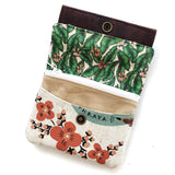 ארנק קנבס מיני | פרחים טרופיים