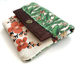 ארנק קנבס מיני | פרחים טרופיים