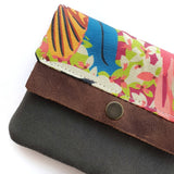 ארנק קנבס מיני | פרחים וכנפיים