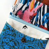 ארנק קנבס מיני | קרוקודיל ורוד