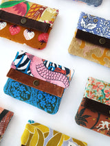 ארנק קנבס מיני | קרוקודיל ורוד